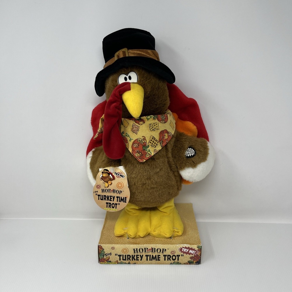 Dan Dee Turkey Time Trot Plush Animated Sing & Dance Hop‎ and Bop - See Notes